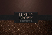 Luxury Chocolate Brown Digital Paper, a Background Graphic by Business Chic (Thumbnail 5 of 6)