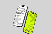 iPhone Mockup, an iPhone Mockup by Bartama Graphic (Thumbnail 2 of 3)