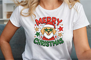 Merry Christmas Santa Dog PNG, an Illustration by Sublimation Artist (Thumbnail 9 of 9)