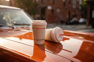 Takeaway Cups Mockups Collection, a Cups & Container Mockup by Luuqas Design