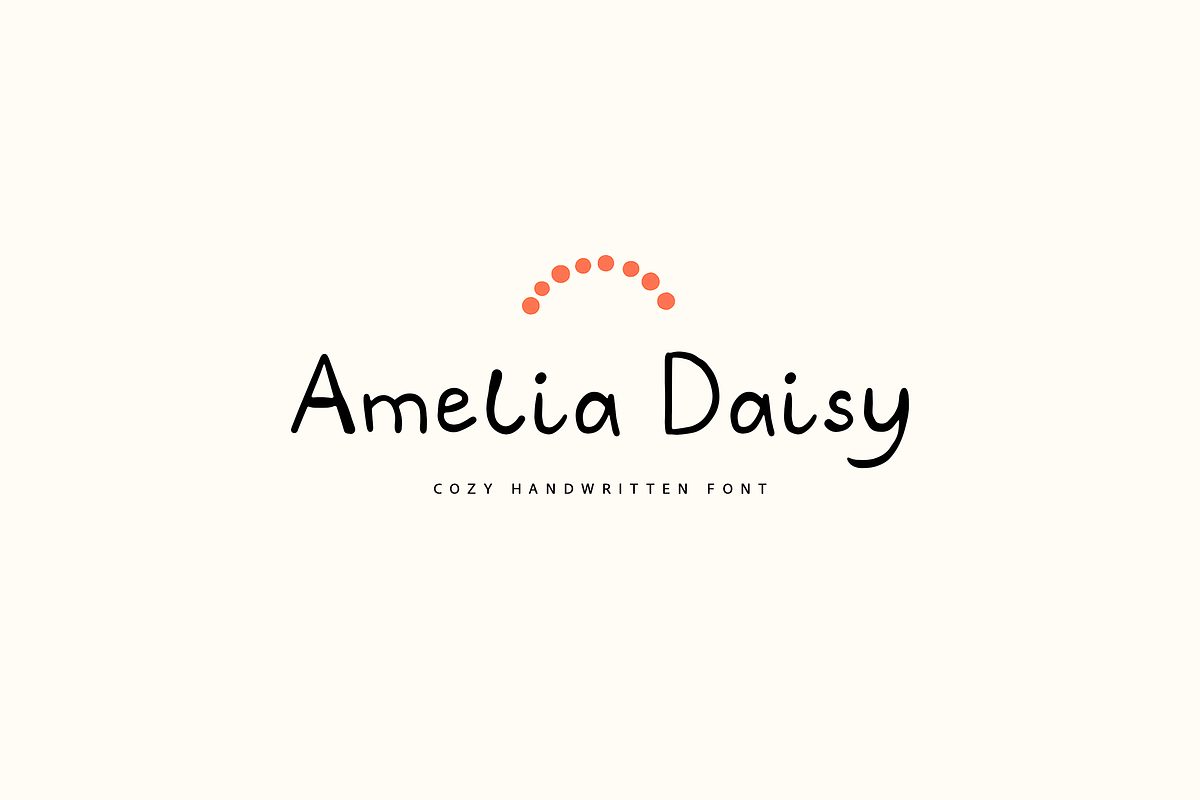 Amelia Daisy, a Script Font by gafaroff studio (Photo 1 of 6)