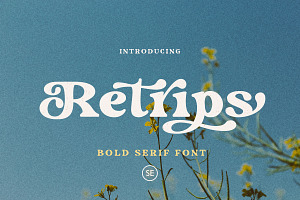 Retrips - Bold Serif Font