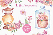 SALE! Watercolor Succulents, an Illustration by Irina Diasli (Thumbnail 5 of 8)
