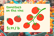 Fresh Market Days Handdrawn Pack, a Food Illustration by Summernotie (Thumbnail 3 of 7)