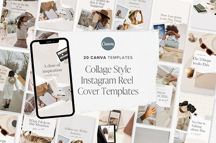 Collage Instagram Reel Covers Canva