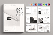 Architecture Portfolio Template, a Brochure Template by DesignCrest (Thumbnail 1 of 18)