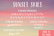 Sunset Skies Hand Lettered Font, a Sans Serif Font by Jordyn Alison Designs (Thumbnail 7 of 7)
