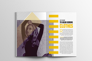 Linda Fashion Megazine Template