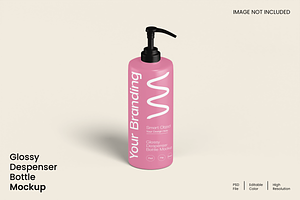 Despenser Bottle Mockup, a Packaging Mockup by Unerispace