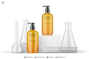 Pump Bottle Mockups, a Packaging Mockup by SmokyPixels (Thumbnail 2 of 5)