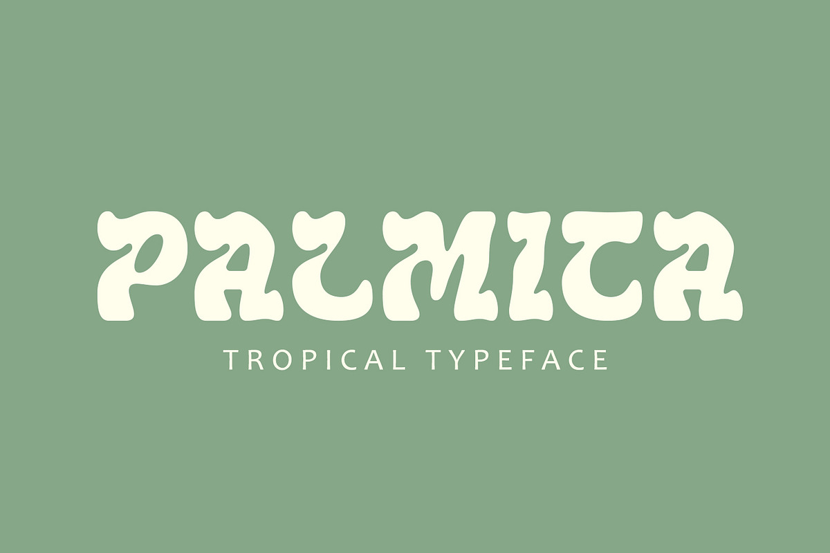 Palmica - Tropical Font, a Serif Font by Arendxstudio (Photo 1 of 13)