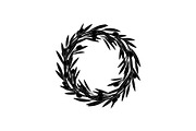 Floral Wreath Circle SVG Bundle, an Illustration by Creativeshirt (Thumbnail 24 of 51)