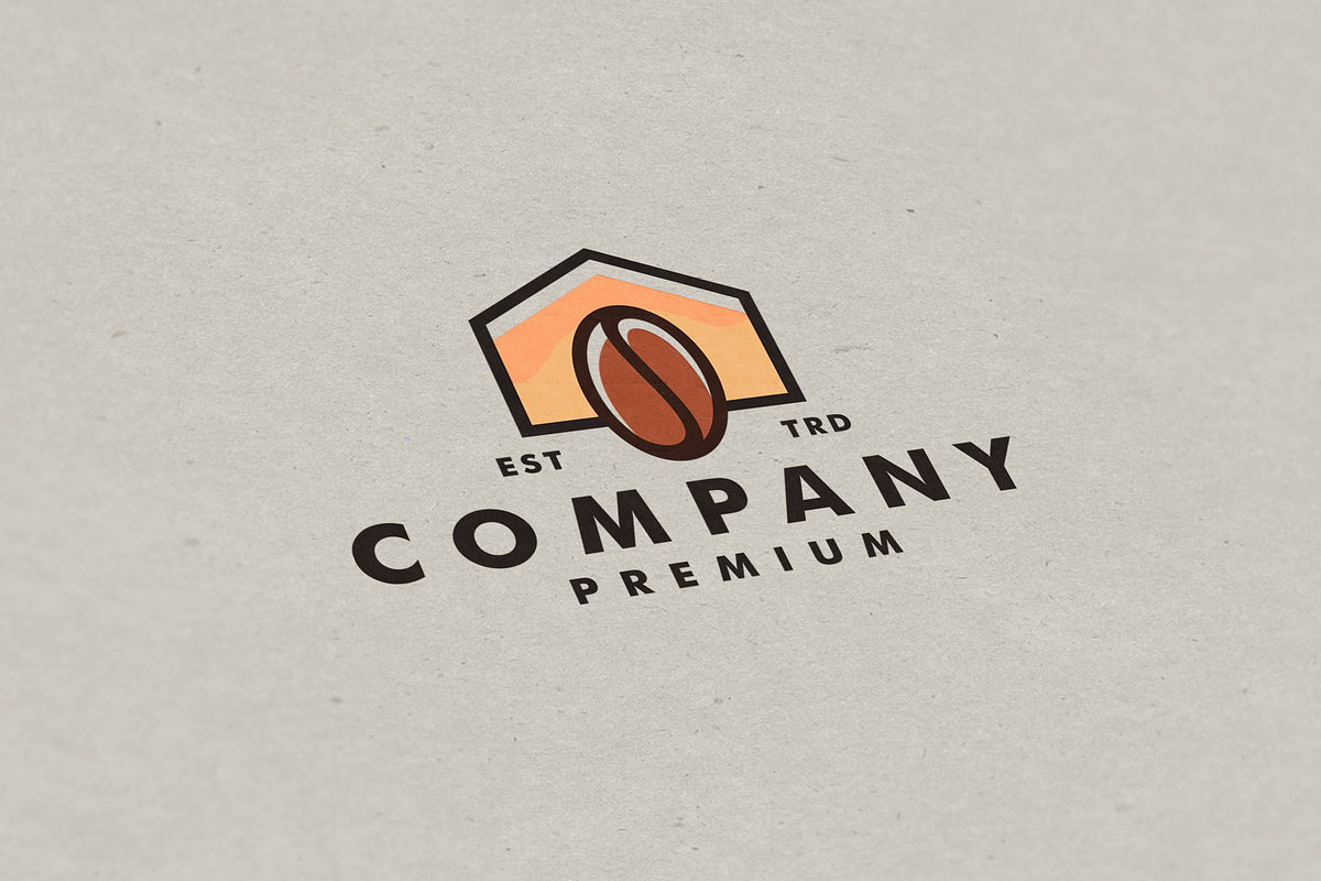 House coffee home logo design, a Branding & Logo Template by mouze_art (Photo 3 of 4)