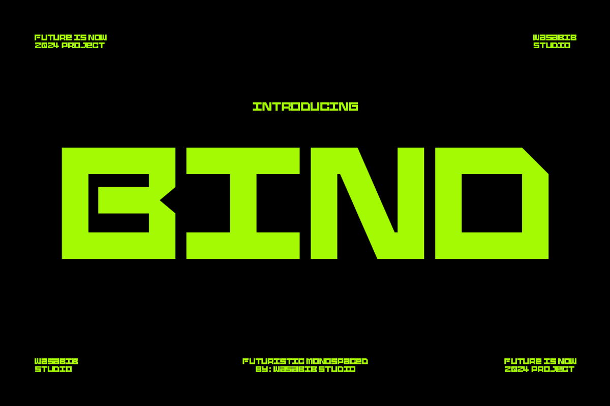 WS Bind, a Sans Serif Font by Wasabib Studio (Photo 1 of 6)