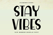 Stay Vibes, a Script Font by FreshTypeINK (Thumbnail 1 of 8)