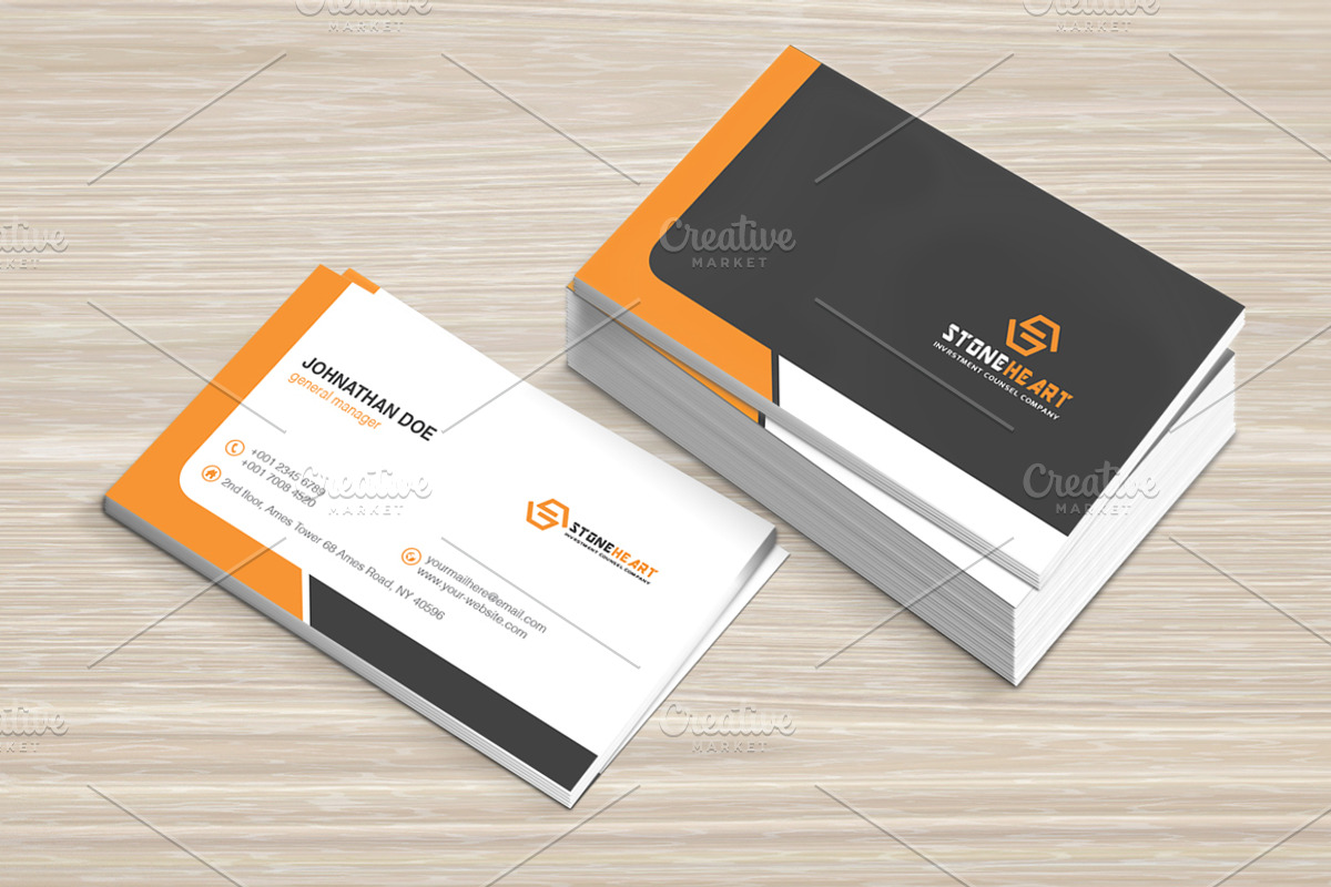 Corporate Business Card, a Business Card Template by BettyDesign (Photo 3 of 5)