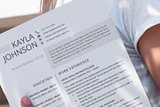 Professional Resume Template Word, a Resume Template by VictoriousVita (Thumbnail 8 of 8)
