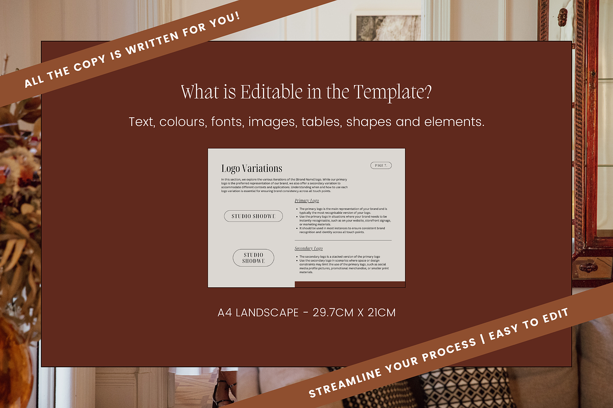 Brand Style Identity Guideline Canva, a Design Template by Rise and Roar Design (Photo 4 of 9)