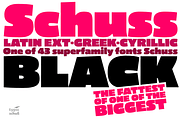 Schuss Sans CG Poster Black, a Sans Serif Font by typic schuss (Thumbnail 2 of 15)