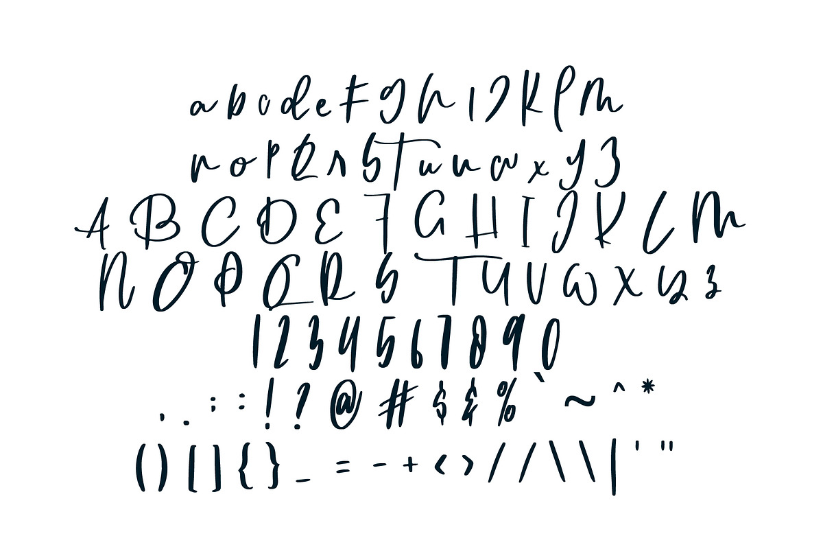 Midnight Font preview 4