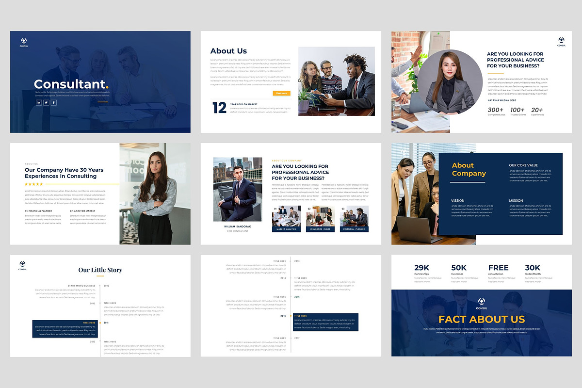 Financial Planner Consultant Keynote, a Presentation Template by Art StoreID (Photo 2 of 5)