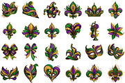 Mardi Gras Glitter Sublimation Bundl, an Illustration by Sublimation Artist (Thumbnail 2 of 6)