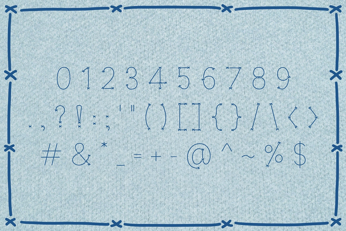 Needle Nest Font, a Handwritten Font by LivelyAutumn11.11 (Photo 3 of 5)