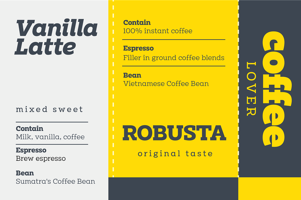 Clab; 18 fonts, a Slab Serif Font by Eko Bimantara (Photo 9 of 11)
