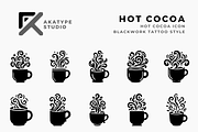 Hot Cocoa Tattoo Icon, a Solid Icon by Akatype Studio (Thumbnail 1 of 3)
