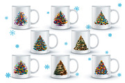 Christmas Tree Stickers. PNG,Clipart, an Object Illustration by KENO Mascots (Thumbnail 2 of 3)