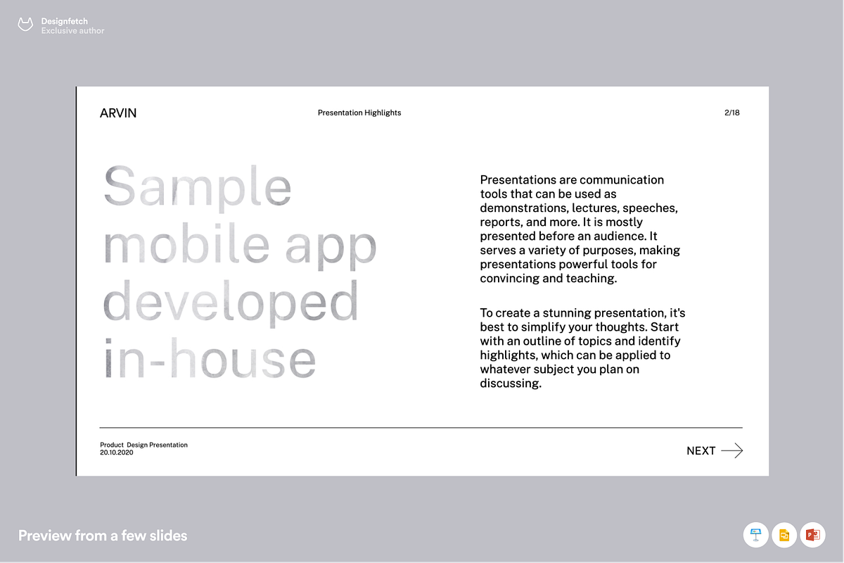 Business Strategy presentation, a Presentation Template by Oday Noon (Photo 9 of 11)