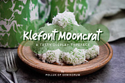 Klefont Mooncrat - Tasty Font, a Font by Pollux of Geminorum (Thumbnail 1 of 6)