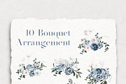 Snowy Winter watercolor flowers, a Decorative Illustration by BlumenSoul (Thumbnail 2 of 6)