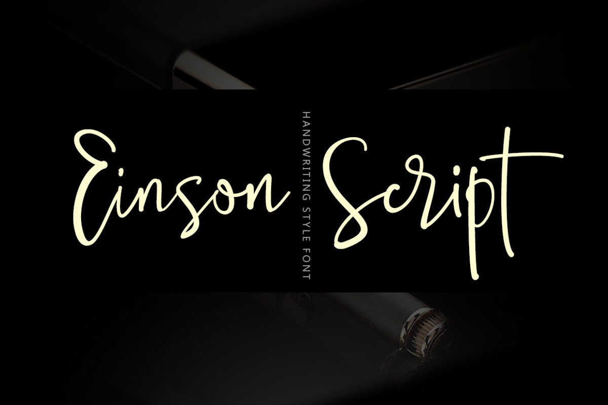 Einson Script Font