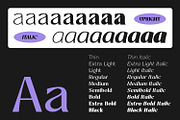 Artezy Font Family, a Sans Serif Font by Asenbayu (Thumbnail 6 of 15)