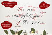 Christmas Eve. Holiday Script font., a Script Font by ClipArtRoom (Thumbnail 3 of 10)