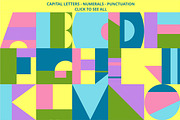 MOSAIC color font, a Font by Malena (Thumbnail 3 of 7)