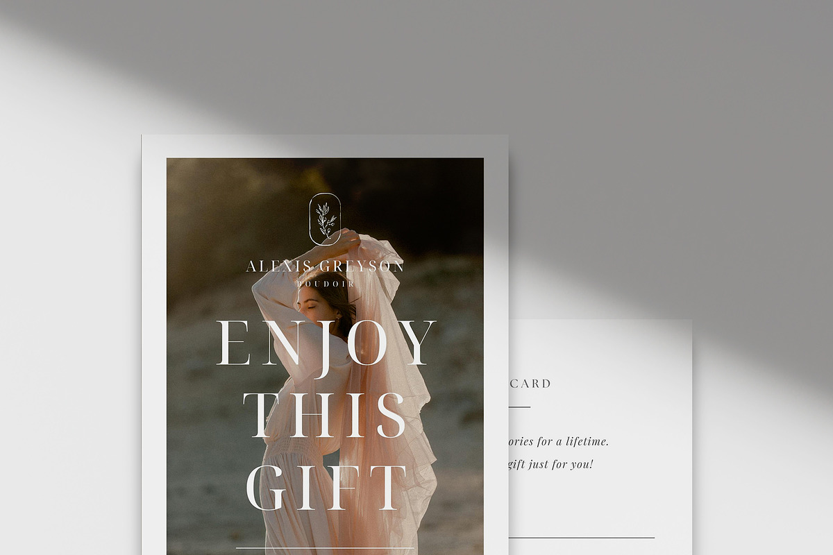 Photographer Gift Card Template, a Flyer Template by roselindoco (Photo 1 of 4)