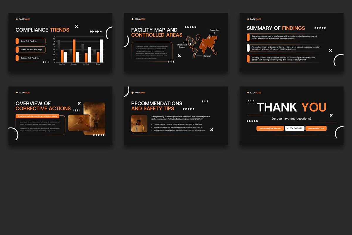 Radiation Safety Compliance, a Presentation Template by BumbleGraph Studio (Photo 4 of 5)