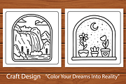 Minimal Art Coloring Book, a Decorative Illustration by Coco Bloom (Thumbnail 3 of 6)