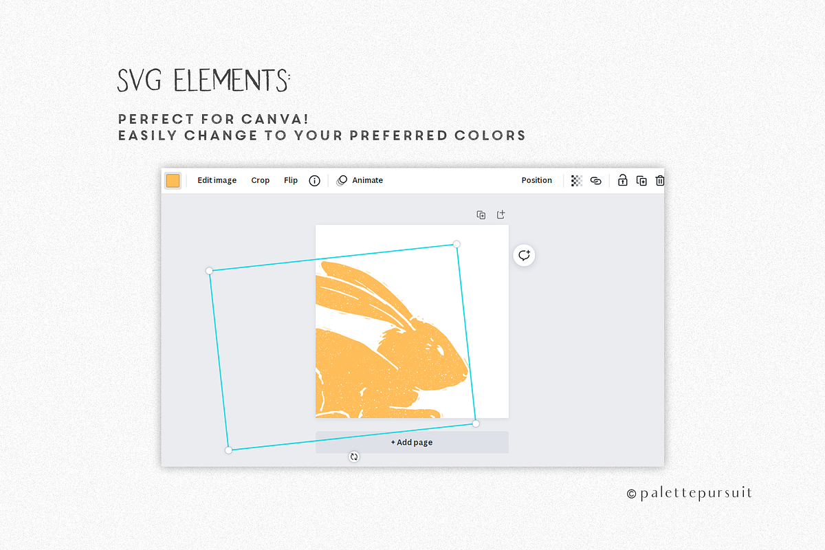 Linocut bunny rabbit vector clip art, a Graphic by Palette Pursuit (Photo 6 of 7)