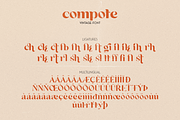 Compote, a Sans Serif Font by FactoryType (Thumbnail 9 of 10)