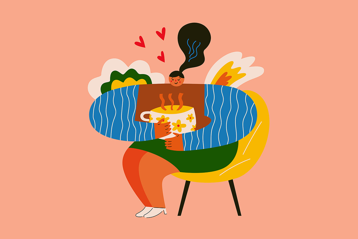 Coffee time, a Person Illustration by MoleskoStudio (Photo 10 of 15)