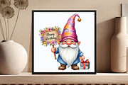 Happy Birthday Gnome PNG, an Illustration by DreamCafeArt (Thumbnail 5 of 6)