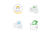 58 Cute Outline Vector Illustrations, a Finance Illustration by BadBrother (Thumbnail 13 of 20)