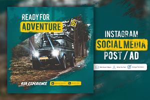 Car Adventure 4x4 Instagram Post