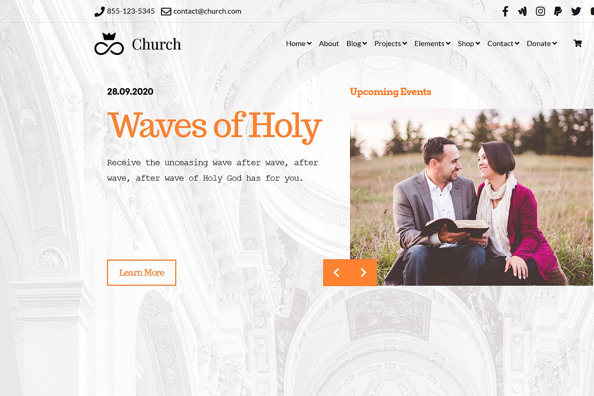 Church Religious WordPress Theme, a WordPress Template by Visualmodo (Photo 8 of 31)