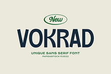 Vokrad - Minimal Sans Font