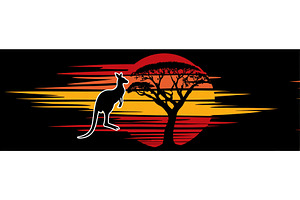 Vast Red Desert at Sunset: Stylized, an Animal Photo by ZinetroN
