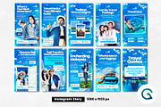 Travel Agency Social Media Template, a Social Media Template by Geelator Studio (Thumbnail 2 of 5)